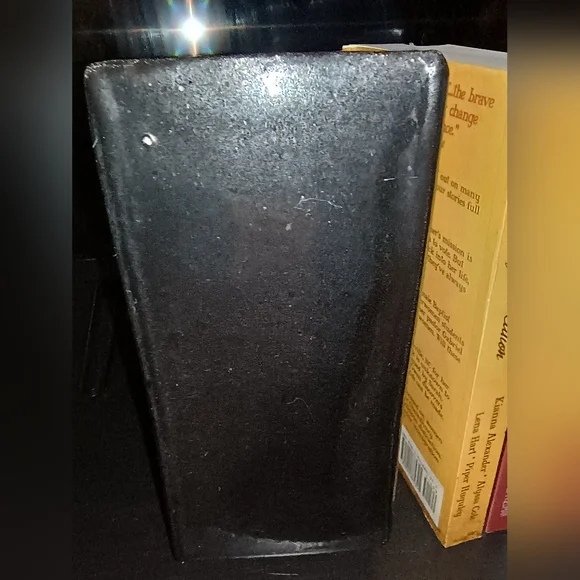 Unique Vtg 90s Modern Geometric Artisan Ceramic Book Ends, Handmade - Picture 7 of 15